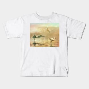 Spoonbill morning Kids T-Shirt